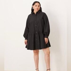 ASOS Black Long Sleeve Dress